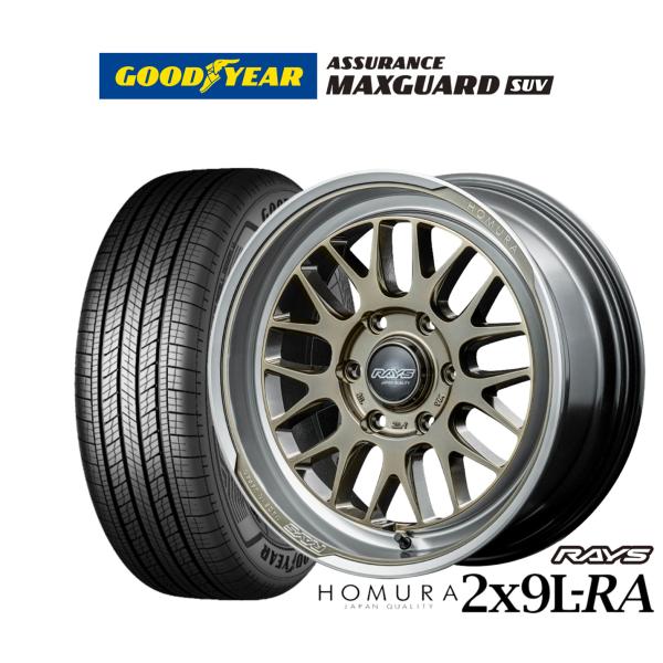 サマータイヤ ホイール4本セット レイズ HOMURA ホムラ 2×9 L-RA グッドイヤー AS...
