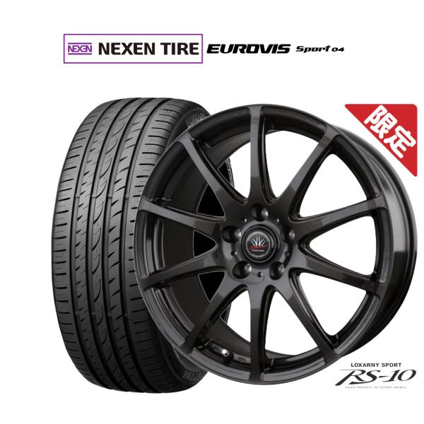 【数量限定】サマータイヤ ホイール4本セット BADX ロクサーニスポーツ RS-10 NEXEN ...