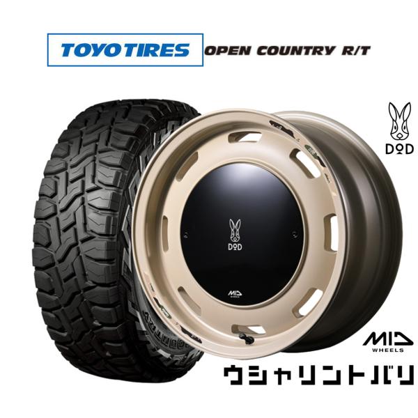 オフロードタイヤ ホイール4本セット MID ホイールズ DOD ウシャリントバリ トーヨータイヤ ...