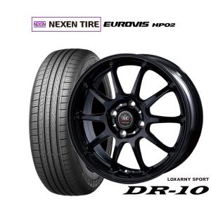 サマータイヤ ホイール4本セット BADX ロクサーニスポーツ DR-10 NEXEN ネクセン ロードストーン ユーロビズ HP02 155/65R14｜カーポートマルゼン