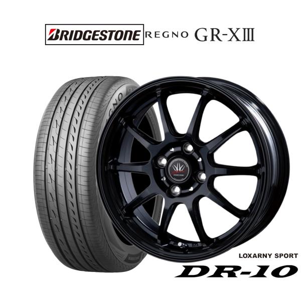 サマータイヤ ホイール4本セット BADX ロクサーニスポーツ DR-10 ブリヂストン REGNO...