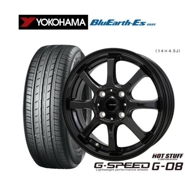 サマータイヤ ホイール4本セット ホットスタッフ G.speed G-08 ヨコハマ BluEart...
