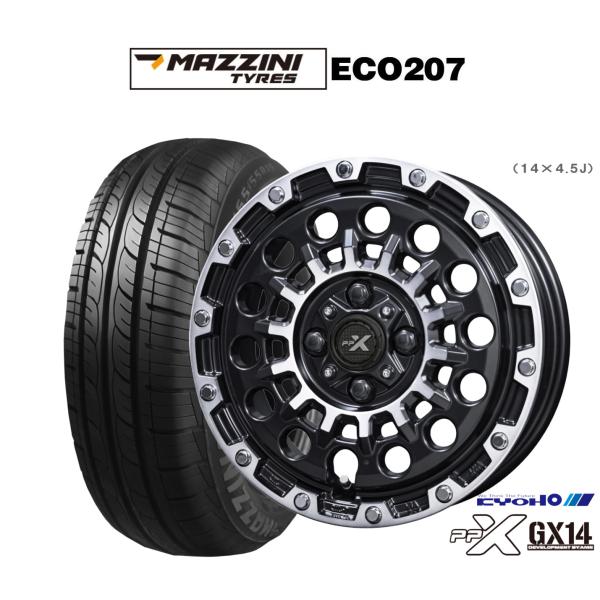 サマータイヤ ホイール4本セット KYOHO PPX GX14 Best Choice MAZZIN...