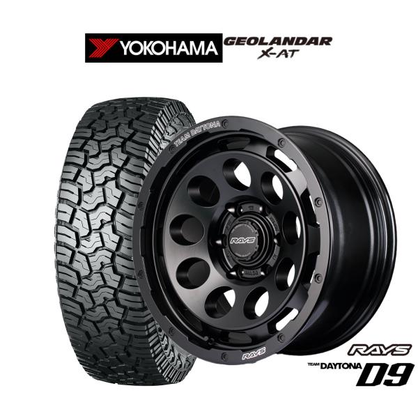 オフロードタイヤ ホイール4本セット レイズ チームデイトナ D9 ヨコハマ GEOLANDAR ジ...