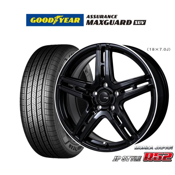 サマータイヤ ホイール4本セット モンツァ JP STYLE R52 グッドイヤー ASSURANC...