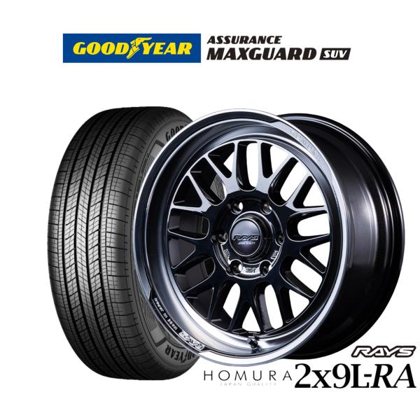 サマータイヤ ホイール4本セット レイズ HOMURA ホムラ 2×9 L-RA JET BLACK...