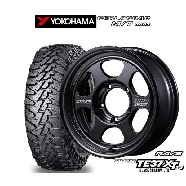 オフロードタイヤ ホイール4本セット レイズ ボルクレーシング TE37 XT for J Blac...