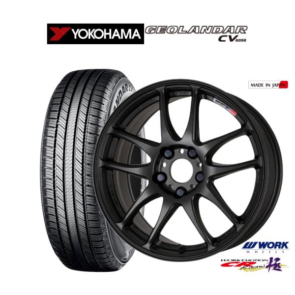 サマータイヤ ホイール4本セット ワーク エモーション CR kiwami ヨコハマ GEOLAND...