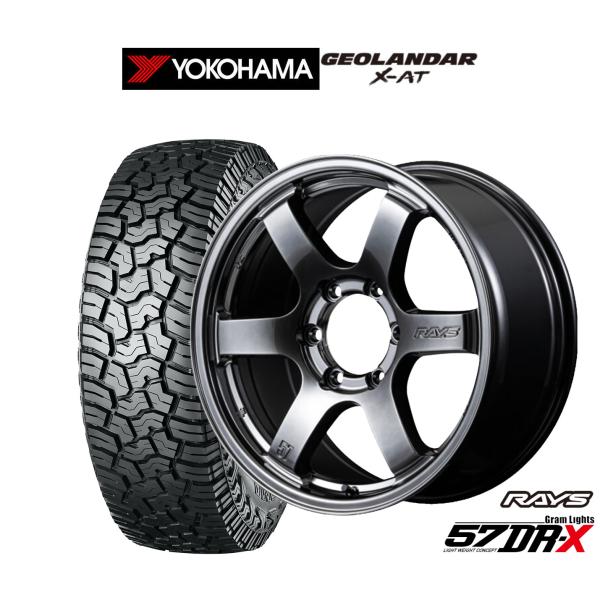 オフロードタイヤ ホイール4本セット レイズ グラムライツ 57 DR-X Anniversary ...