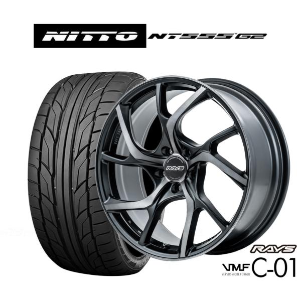 サマータイヤ ホイール4本セット レイズ VMF C-01 PREMIUM NITTO NT555 ...