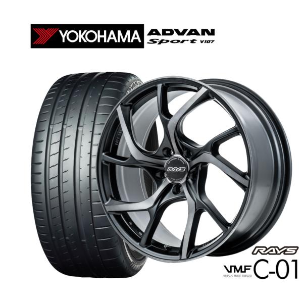 サマータイヤ ホイール4本セット レイズ VMF C-01 PREMIUM ヨコハマ ADVAN ア...