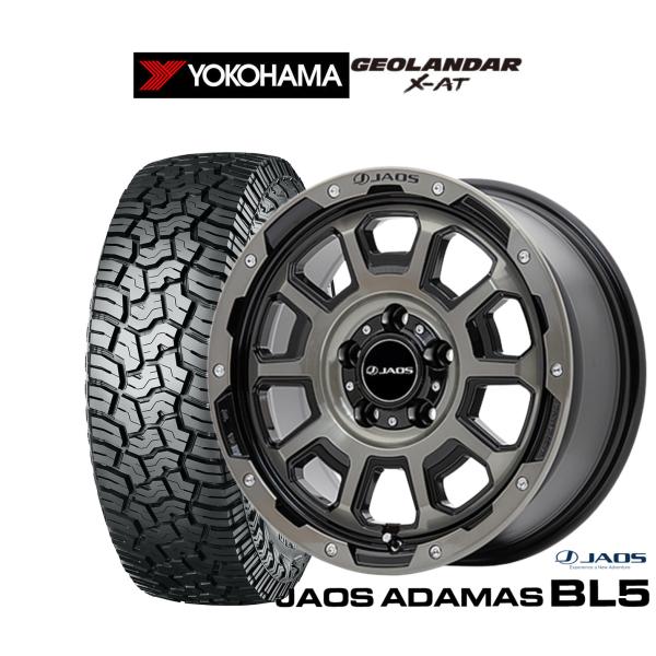 オフロードタイヤ ホイール4本セット JAOS ジャオス アダマス BL5 ヨコハマ GEOLAND...
