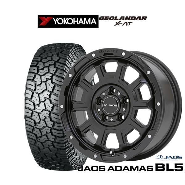 オフロードタイヤ ホイール4本セット JAOS ジャオス アダマス BL5 ヨコハマ GEOLAND...