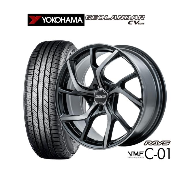 サマータイヤ ホイール4本セット レイズ VMF C-01 PREMIUM ヨコハマ GEOLAND...
