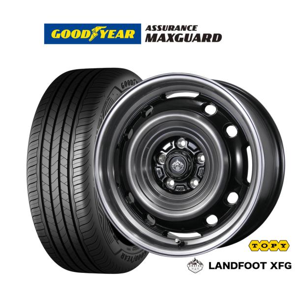 サマータイヤ ホイール4本セット トピー ランドフット XFG グッドイヤー ASSURANCE ア...