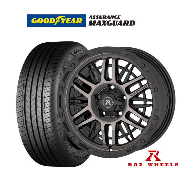 サマータイヤ ホイール4本セット RAZ WHEELS CV-01 グッドイヤー ASSURANCE...