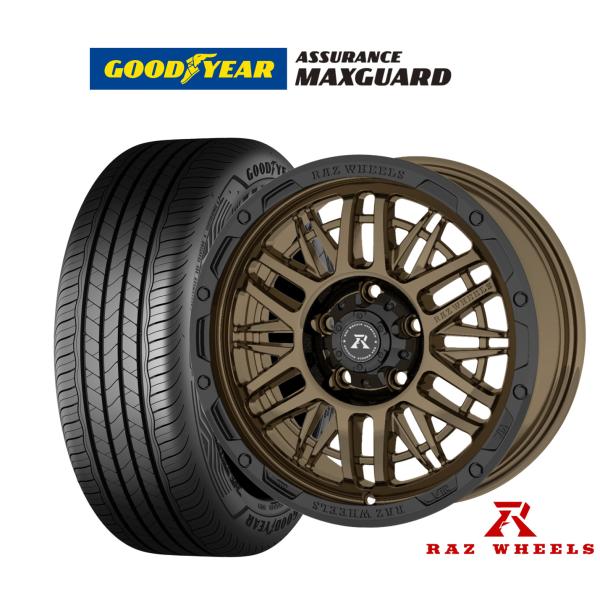 サマータイヤ ホイール4本セット RAZ WHEELS CV-01 グッドイヤー ASSURANCE...