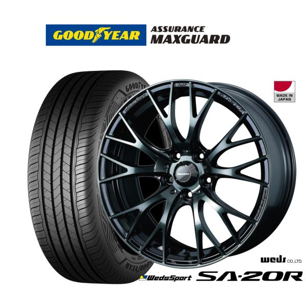 サマータイヤ ホイール4本セット ウェッズ ウェッズスポーツ SA-20R グッドイヤー ASSUR...