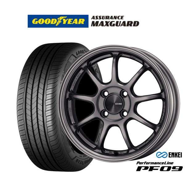 サマータイヤ ホイール4本セット エンケイ PF09 グッドイヤー ASSURANCE アシュアラン...
