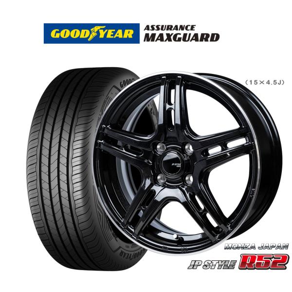 サマータイヤ ホイール4本セット モンツァ JP STYLE R52 グッドイヤー ASSURANC...