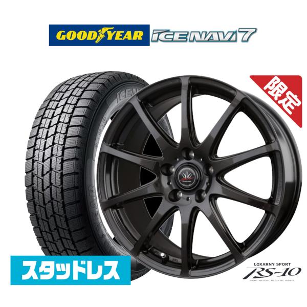 【数量限定 2025年製】スタッドレスタイヤ ホイール4本セット BADX ロクサーニスポーツ RS...