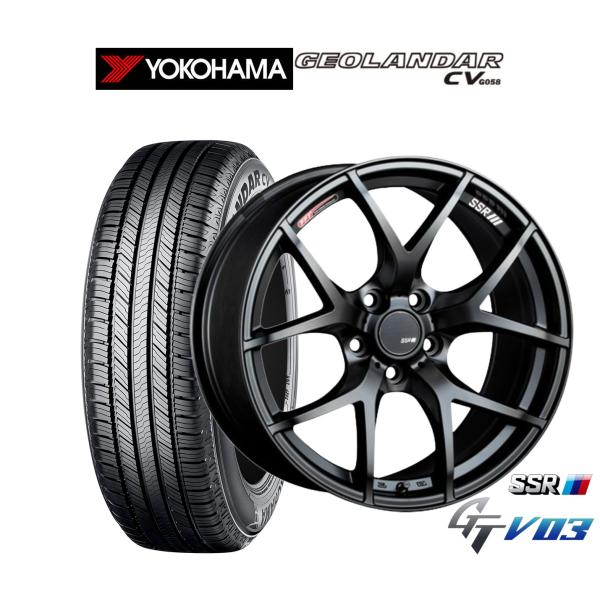 サマータイヤ ホイール4本セット タナベ SSR GT V03 ヨコハマ GEOLANDAR ジオラ...