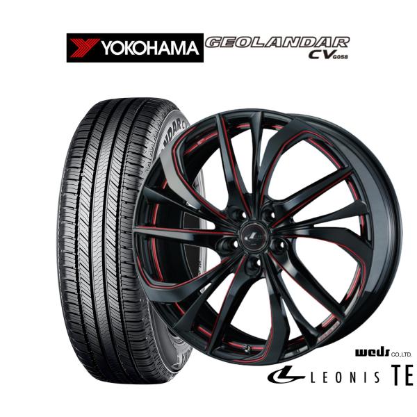 サマータイヤ ホイール4本セット ウェッズ レオニス TE ヨコハマ GEOLANDAR ジオランダ...
