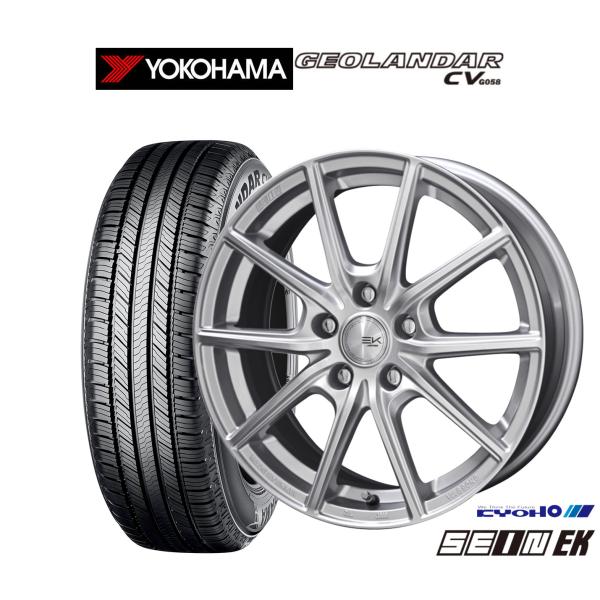 サマータイヤ ホイール4本セット KYOHO ザイン EK ヨコハマ GEOLANDAR ジオランダ...