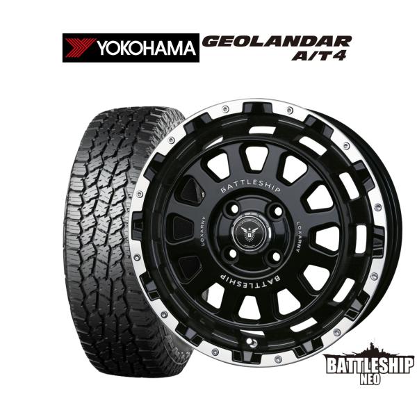 オフロードタイヤ ホイール4本セット BADX ロクサーニ バトルシップ NEO(ネオ)(4-100...