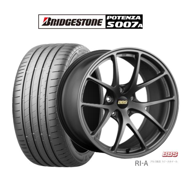 サマータイヤ ホイール4本セット BBS JAPAN RI-A ブリヂストン POTENZA ポテン...