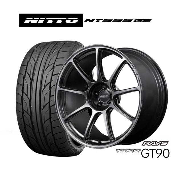 サマータイヤ ホイール4本セット レイズ ボルクレーシング GT90 NITTO NT555 G2 ...