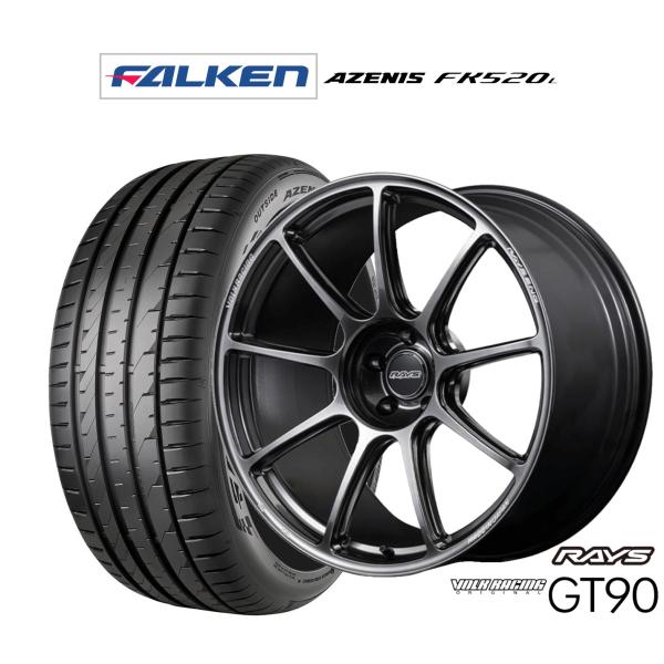 サマータイヤ ホイール4本セット レイズ ボルクレーシング GT90 ファルケン AZENIS アゼ...