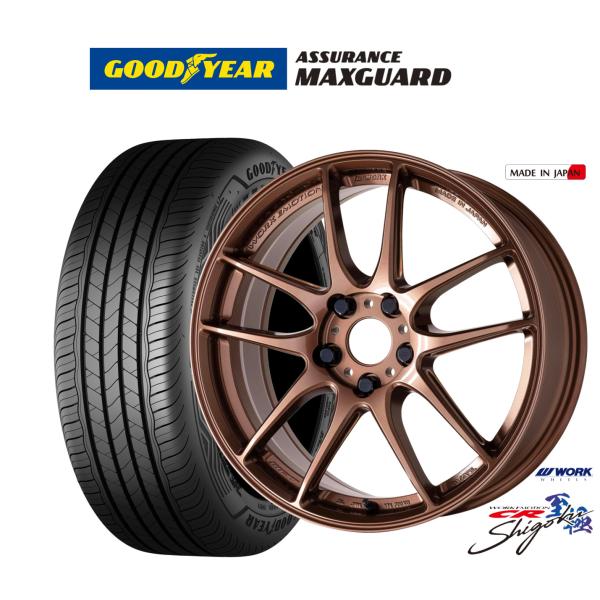 サマータイヤ ホイール4本セット ワーク エモーション CR Shigoku グッドイヤー ASSU...
