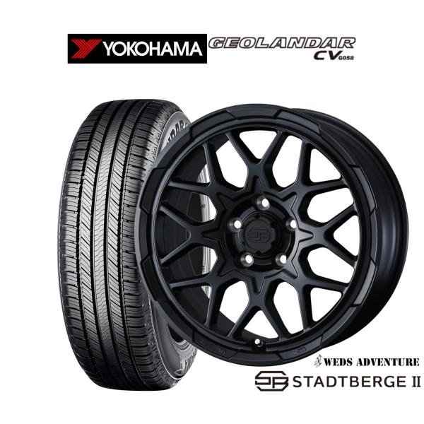 サマータイヤ ホイール4本セット ウェッズ アドベンチャー スタットベルクII ヨコハマ GEOLA...