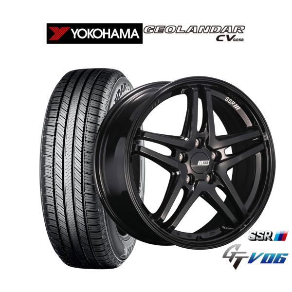 サマータイヤ ホイール4本セット タナベ SSR GT V06 ヨコハマ GEOLANDAR ジオラ...