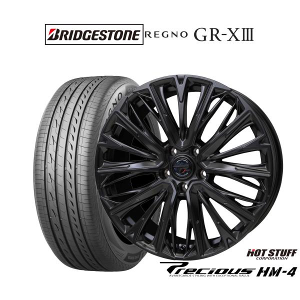 サマータイヤ ホイール4本セット ホットスタッフ プレシャス HM-4 ブリヂストン REGNO レ...