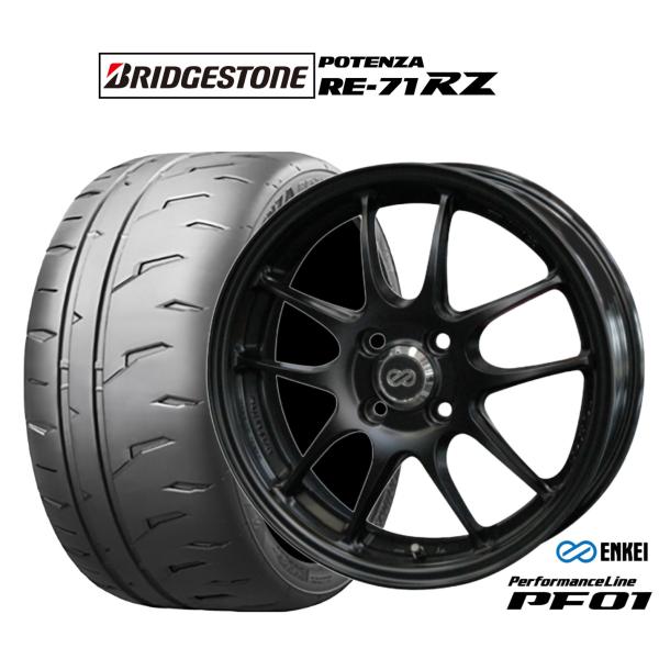 サマータイヤ ホイール4本セット エンケイ PF01 ブリヂストン POTENZA ポテンザ RE-...