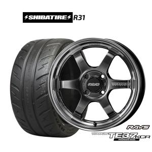 サマータイヤ ホイール4本セット レイズ ボルクレーシング TE37 KCR PROGRESSIVE MODEL SHIBATIRE シバタイヤ 280R (R31) 195/45R16
