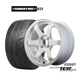 サマータイヤ ホイール4本セット レイズ ボルクレーシング TE37 SONIC(ソニック) TIME ATTACK EDITION SHIBATIRE シバタイヤ 280R (R31) 195/45R16