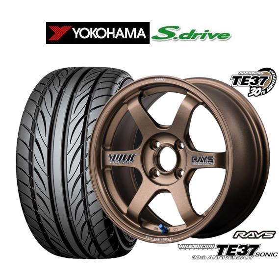 サマータイヤ ホイール4本セット レイズ ボルクレーシング TE37 SONIC(ソニック) 30T...