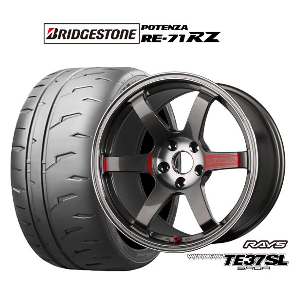 サマータイヤ ホイール4本セット レイズ ボルクレーシング TE37 サーガ SL ブリヂストン P...