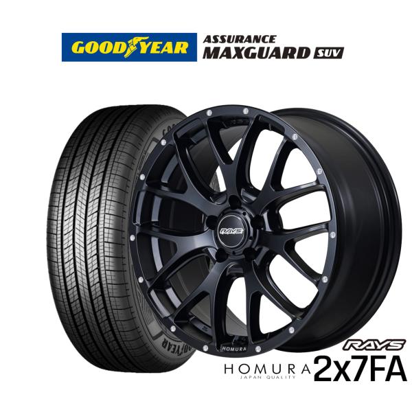 サマータイヤ ホイール4本セット レイズ HOMURA ホムラ 2×7 FA グッドイヤー アシュア...