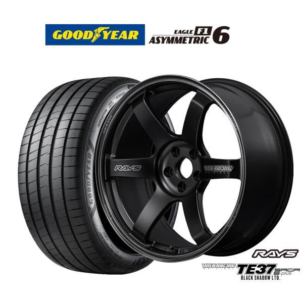 サマータイヤ ホイール4本セット レイズ ボルクレーシング TE37 サーガ S-plus Blac...