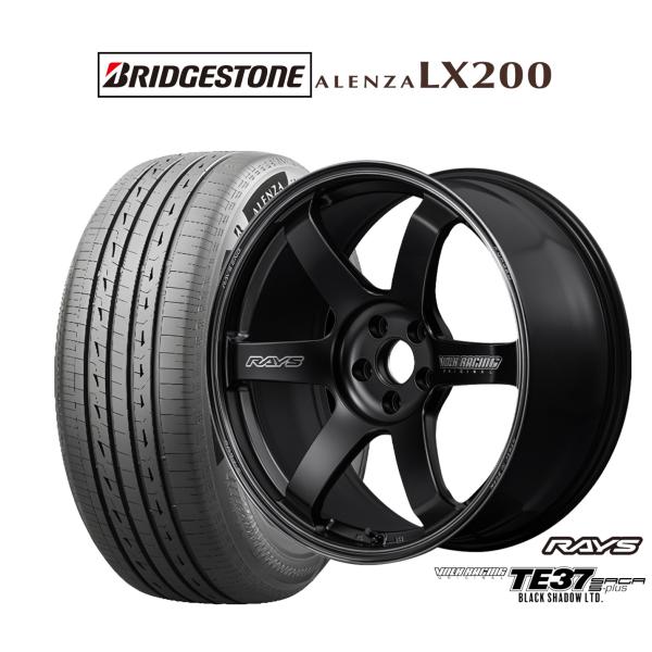 サマータイヤ ホイール4本セット レイズ ボルクレーシング TE37 サーガ S-plus Blac...