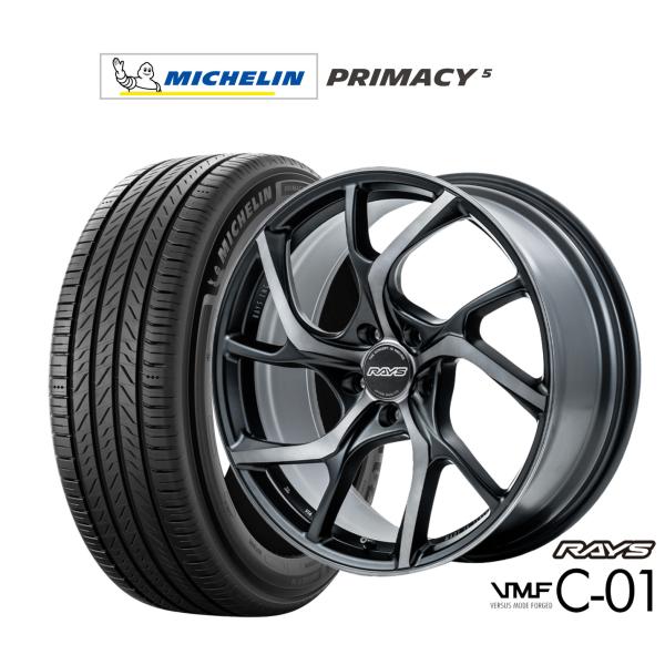 サマータイヤ ホイール4本セット レイズ VMF C-01 PREMIUM ミシュラン プライマシー...