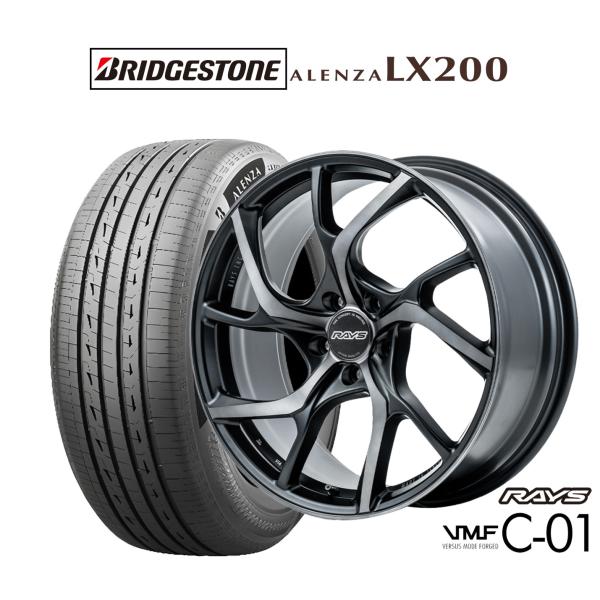 サマータイヤ ホイール4本セット レイズ VMF C-01 PREMIUM ブリヂストン ALENZ...