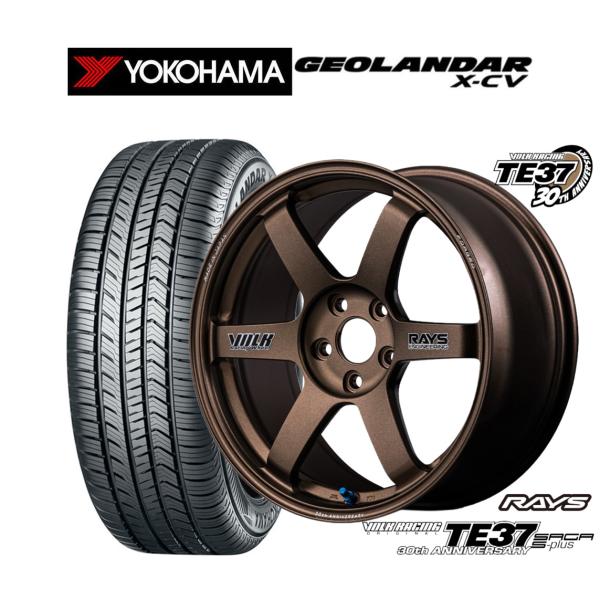 サマータイヤ ホイール4本セット レイズ ボルクレーシング TE37 サーガ S-plus 30TH...