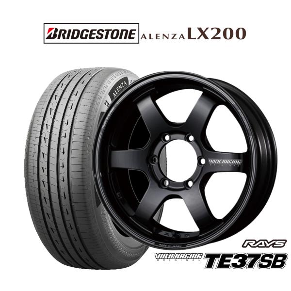 サマータイヤ ホイール4本セット レイズ ボルクレーシング TE37 SB ブリヂストン ALENZ...