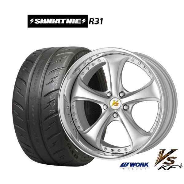 サマータイヤ ホイール4本セット ワーク VS KFシャープ SHIBATIRE シバタイヤ 280...