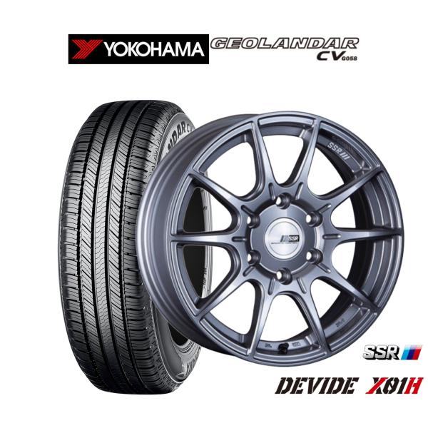 サマータイヤ ホイール4本セット タナベ SSR ディバイド X01H ヨコハマ GEOLANDAR...